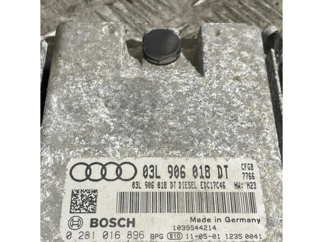 Блок управления двигателя 03L906018DT, 0281016896   Audi TT TTS Mk2