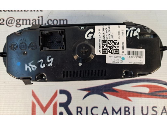 Блок управления климат-контролем 156099936, 156099936   Alfa Romeo Giulietta