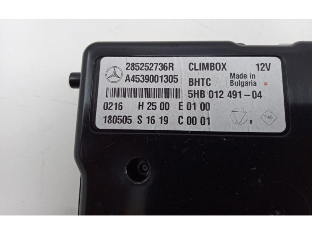 Блок управления климат-контролем 285252736R, 285252736R   Smart ForFour II W453