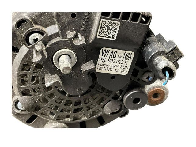 Генератор 03L903023K   Audi A3 S3 A3 Sportback 8P      