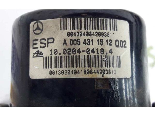 Jednotka ABS A0044312512, A0345457032   Mercedes-Benz C W203 2000