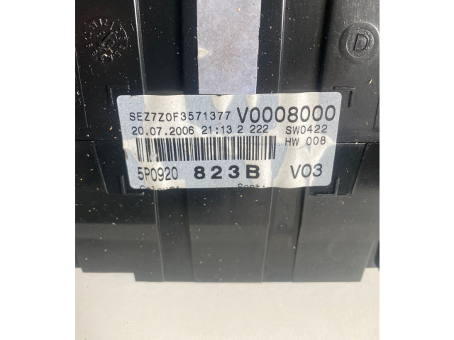 Přístrojová deska  Seat Altea 2007 5P0920823B, SEZ7Z0F3571377  