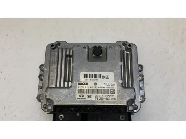 Блок управления двигателя 3911427295, 0281013418   Hyundai Tucson JM