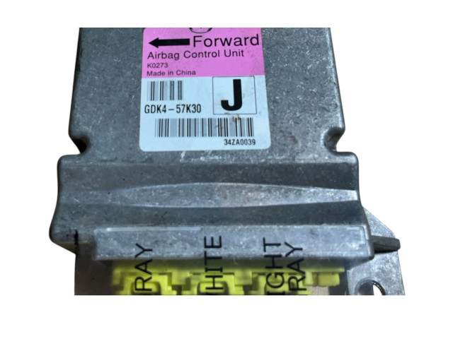 Блок подушек безопасности GDK457K30, 34ZA0039   Mazda 6