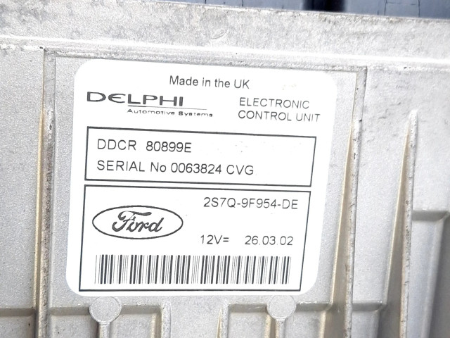 Řídící jednotka 2S7Q9F954DE, 2S7Q-9F954-DE   Ford Mondeo Mk III 2000