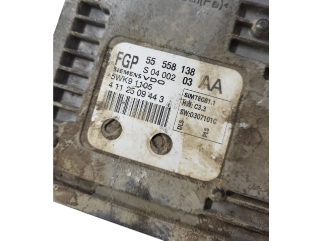 Řídící jednotka 55558138, S0400203   Opel Vectra C 2007