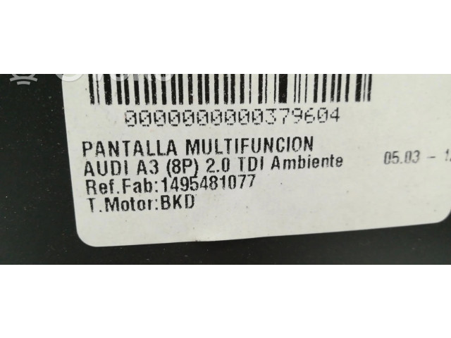 Дисплей    1495481077   Audi A3 S3 8P