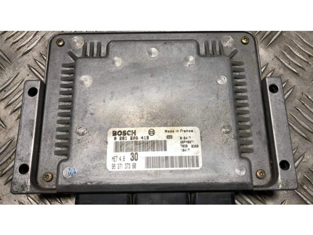 Блок управления двигателя 9637137380, 0261206419   Citroen C5