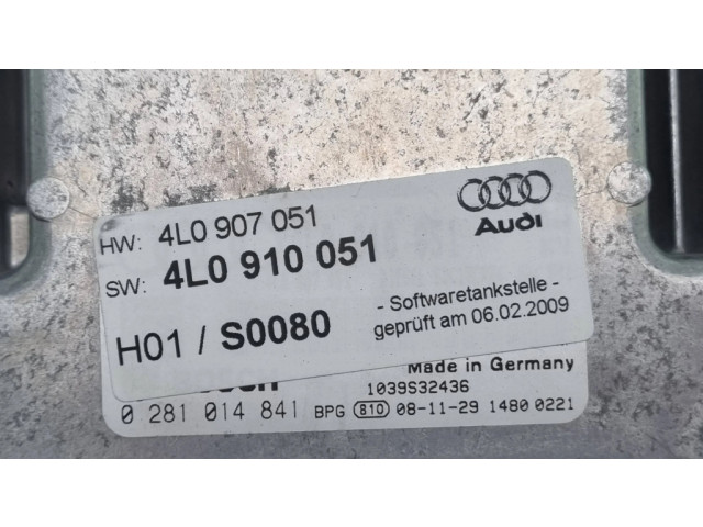 Блок управления двигателя 4L0907051, 4L0910051   Audi Q7 4L