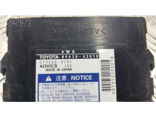 Блок управления 8963042010, 0795009191   Toyota RAV 4 (XA30)