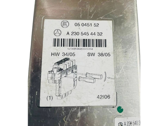   Pojistková skříňka A2305454432, 05045152   Mercedes-Benz SL R230 2001