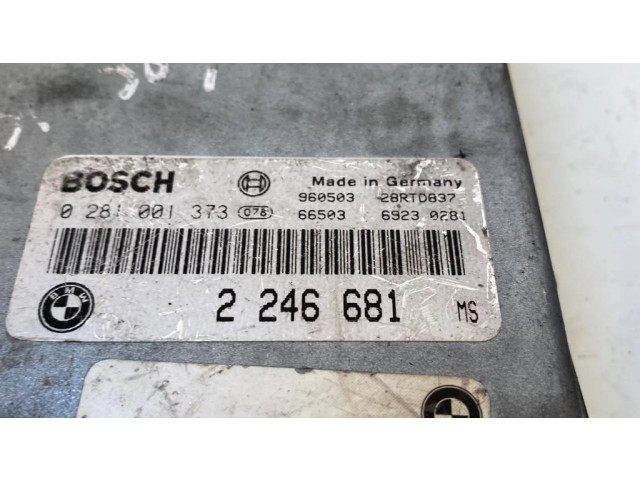 Řídící jednotka 2246681, 0281001373   BMW 5 E39 2001