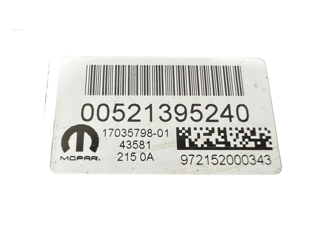 Блок управления климат-контролем 00521395240, 1703579801   Jeep Renegade