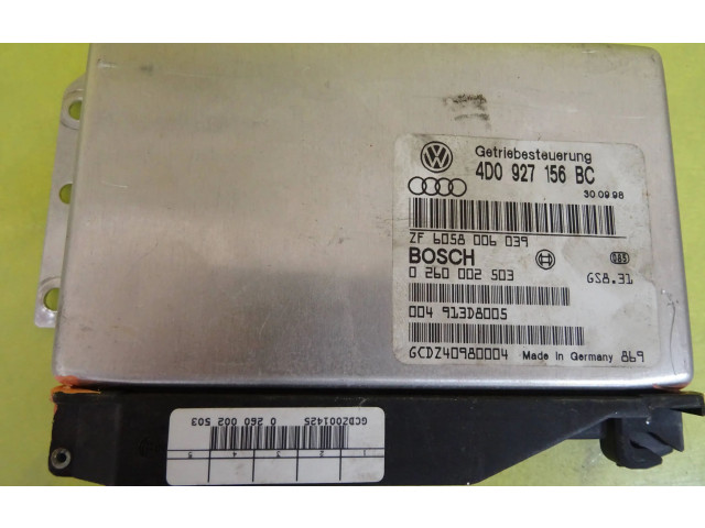 Блок управления коробкой передач 4D0927156BC, 0260002503   Audi A8 S8 D2 4D