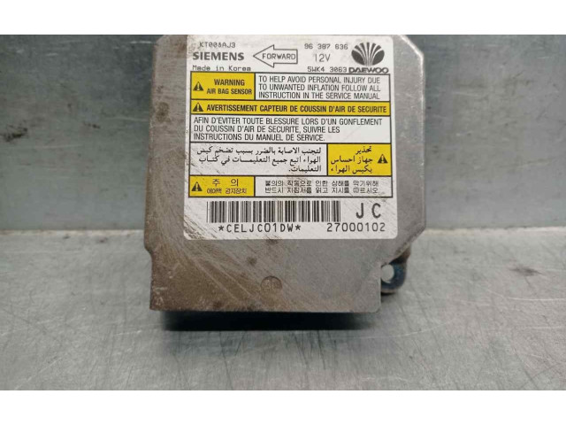 Блок подушек безопасности 96387636, 5WK43063   Daewoo Lanos
