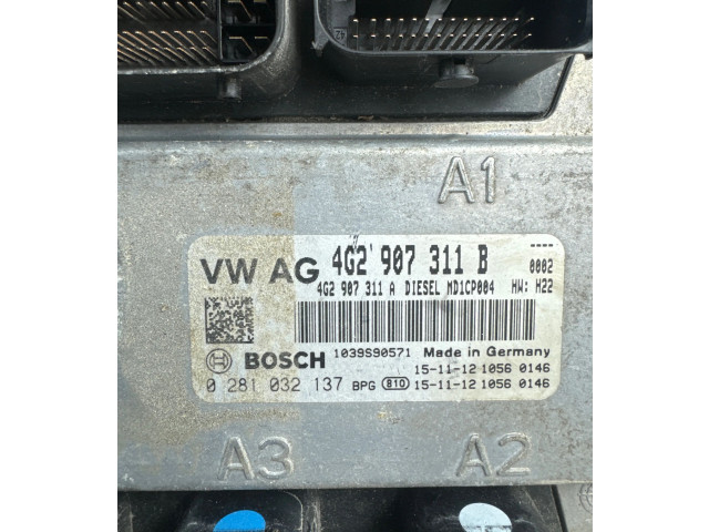 Блок управления двигателя 4G2907311B, 4G2907311A   Audi A6 S6 C7 4G