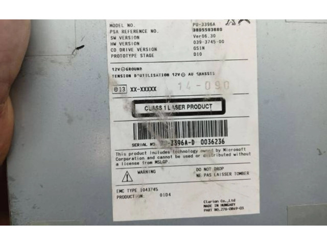 Jednotka ABS 9805593680, PU3396A   Peugeot 308 2017