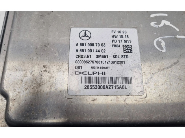 Řídící jednotka A6519007003, 6519007003   Mercedes-Benz CLA C117 X117 W117 2013