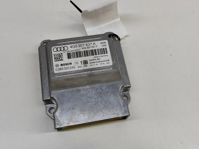 Блок подушек безопасности 4G0907637K, 4G0907637F   Audi A7 S7 4G