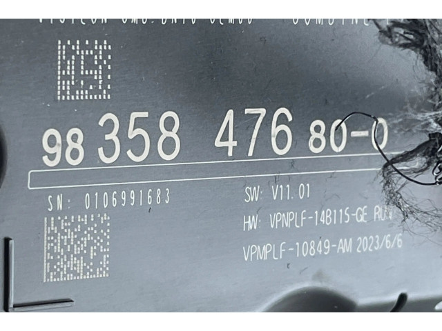 Přístrojová deska  Peugeot 308 2024 9835847680, 9835847680  
