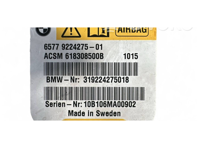 Блок подушек безопасности 9224275, 618308500B   BMW 7 F01 F02 F03 F04