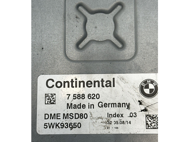 Блок управления двигателя 7588620, 5WK93650   BMW 3 E92 E93