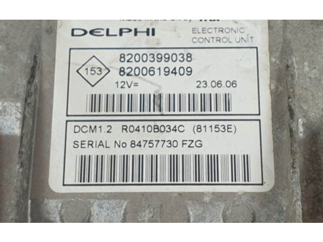 Řídící jednotka R0410B034C, 8200619409   Renault Modus 2004