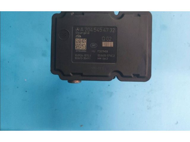 ABS Steuergerät A2045454732, 10092615703   Mercedes-Benz C W204 2015