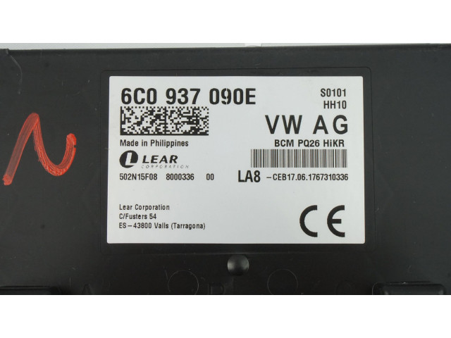 Блок комфорта 6C0937090E   Skoda Fabia Mk3 (NJ)   