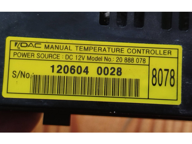 Блок управления климат-контролем 20888078, 1206040028   Opel Antara