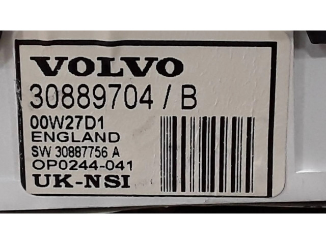 Панель приборов 30889704B, 30887756A   Volvo S40, V40       