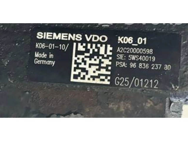Vstřikovací čerpadlo 9683623780, 5WS40019   Peugeot 407     