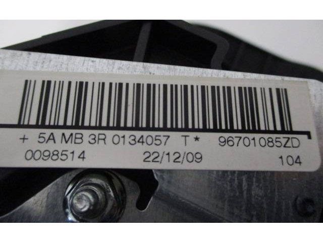 Подушка безопасности водителя 96701085ZD, 0098514   Peugeot 207