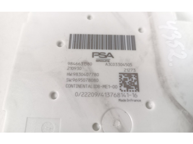 Блок предохранителей 9846631580   Citroen C5 X    
