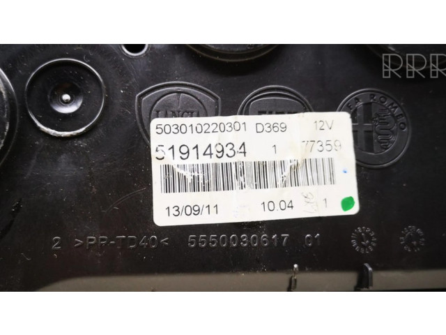 Přístrojová deska  Fiat Punto Evo 2011 51914934, 503010220301  