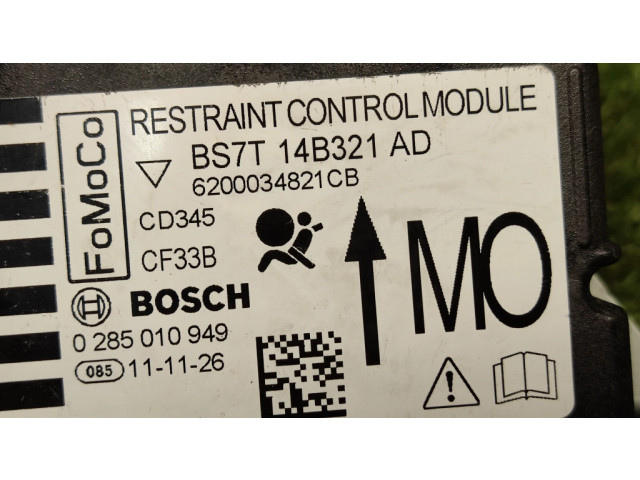 Блок подушек безопасности BS7T14B321AD, 0285010949   Ford Mondeo MK IV