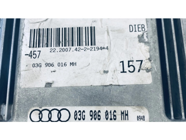 Блок управления двигателя 03G906016MH, 0281014261   Audi A4 S4 B7 8E 8H