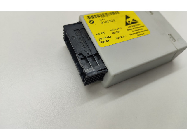 Подушка безопасности водителя 9183233, 28137346   BMW 5 E60 E61