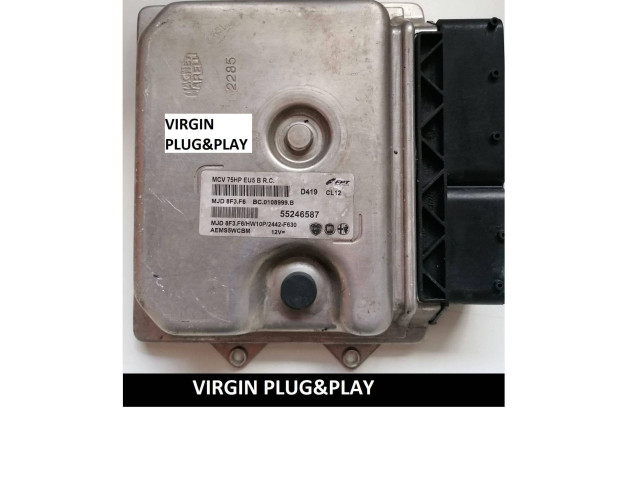 Блок управления двигателя     55246587, MJD8F3.F6    Peugeot Bipper 