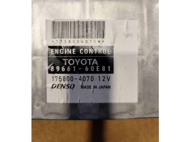 Řídící jednotka 8966160E81, 1758004070   Toyota Land Cruiser (J120) 2004