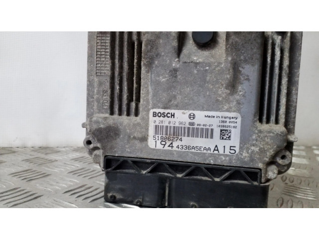 Řídící jednotka 0281012962, 51806274   Fiat Croma 2009