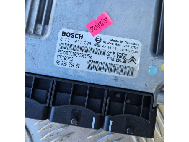 Řídící jednotka 0281013209, 9662633480   Citroen C6 2009