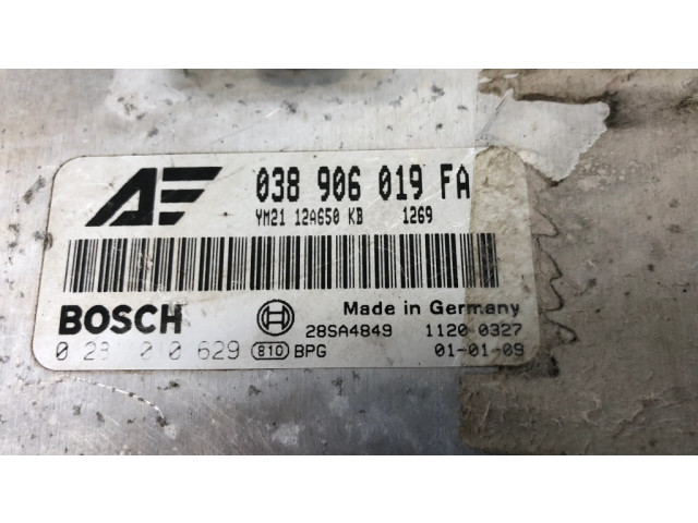 Блок управления двигателя 038906019FA, YM2112A650KB   Ford Galaxy