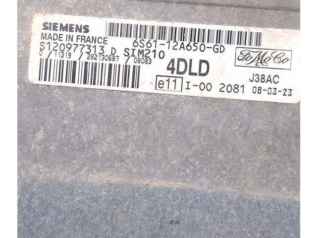 Комплект блоков управления 6S6112A650GD, 6S6T15K600BL   Ford Fusion