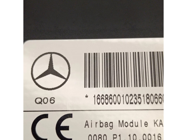 Подушка безопасности для колен A1668600102   Mercedes-Benz GLE (W166 - C292)