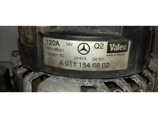 Генератор A0111546802, SG12B021   Mercedes-Benz CLK AMG A208 C208 2.0     