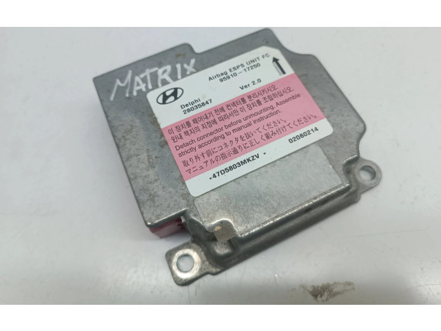 Блок подушек безопасности 9591017250, 28035847   Hyundai Matrix