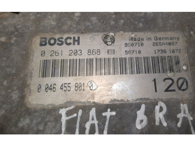 Блок управления двигателя 0261203868, 0046455801   Fiat Bravo - Brava