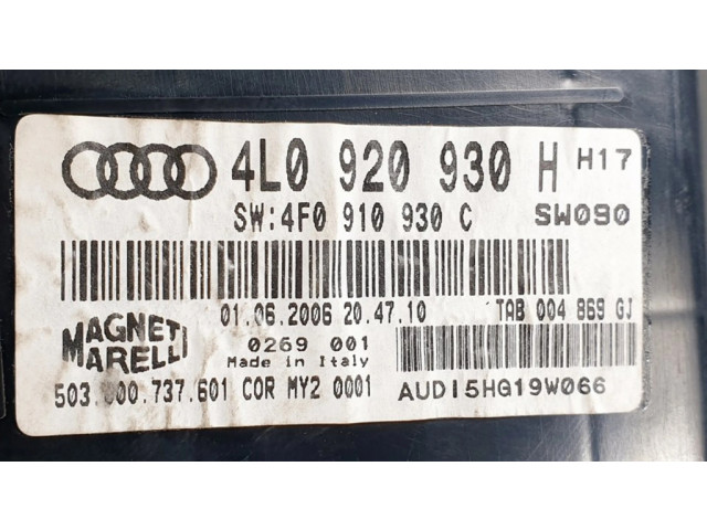 Панель приборов 4L0920930H, 4F0910930C   Audi Q7 4M       