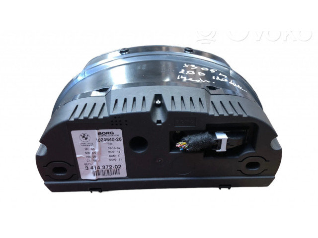 Панель приборов 341437202, 102464026   BMW X3 E83       